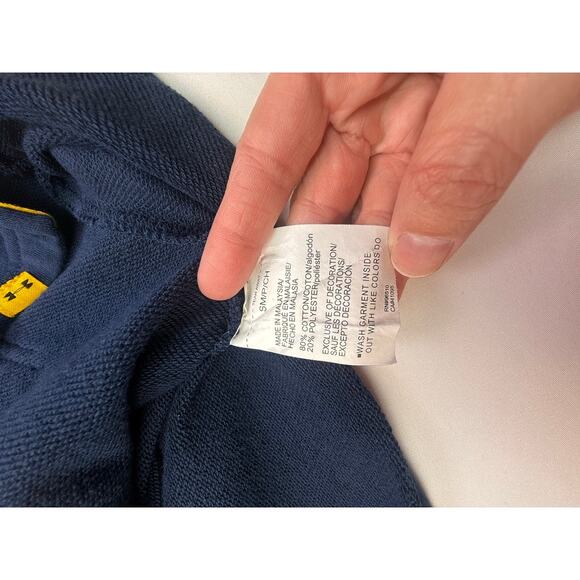 Under Armour Project Rock Short Sleeve Hoodie Navy Brahma Bull Logo Men’s Small - Picture 8 of 10